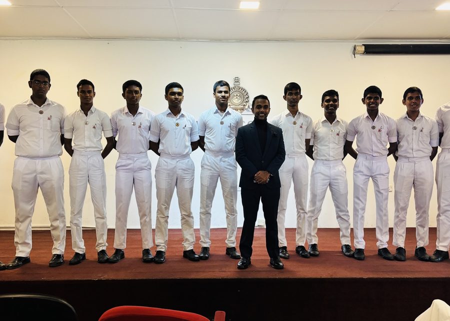 With a student leadership group