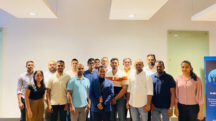 Corporate training session delivered for the team at Lion Brewery Ceylon