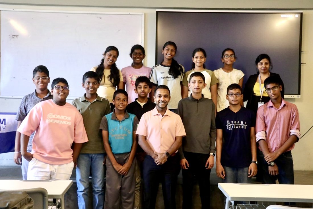 Grade 8 to 11 cohort at the end of a leadership programme
