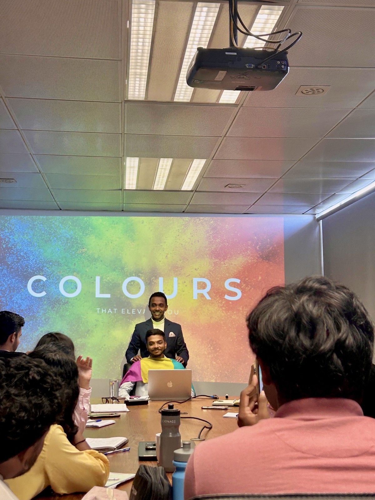 Colours that elevate you session